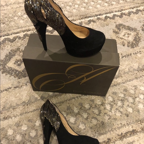 ENZO ANGIOLINI WOMEN'S BALADEVA PLATFORM PUMP HEELS size 7.5 - Picture 2 of 16
